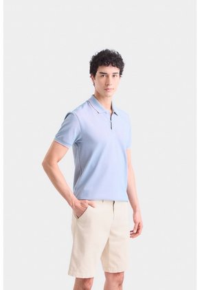 Polo Rhin De Algodón Para Hombre Base Texturizada Polo Rhin De Algodón Para Hombre Base Texturizada Lila M VÉLEZ
