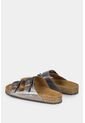 Sandalias Planas De Cuero Folia Para Mujer Hebillas Tipo Concho Sandalias Planas De Cuero Folia Para Mujer Hebillas Tipo Concho Gris Pistola 37 Vélez de Vélez