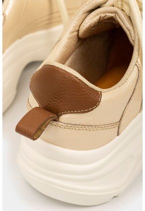 Tenis Plataforma Mori De Cuero Para Mujer Combinados Dorado Tenis Plataforma Mori De Cuero Para Mujer Combinados Dorado 37 Vélez