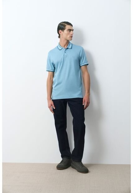 Polo Manga Corta Para Hombre Luzia Polo Manga Corta Para Hombre Luzia Agua Marina XXL VÉLEZ