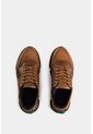 Tenis Halo De Cuero Liso Y De Textura Gamuzada Para Hombre Silueta Deportiva Tenis Halo De Cuero Liso Y De Textura Gamuzada Para Hombre Silueta Deportiva Miel 43 VÉLEZ de Vélez