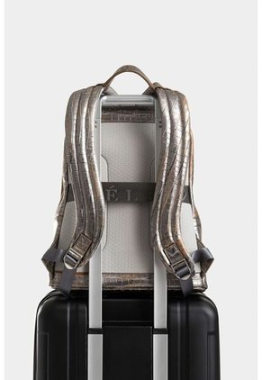 Morral Brumia De Cuero Folia Para Mujer Grabado Croco Morral Brumia De Cuero Folia Para Mujer Grabado Croco Plata Vélez