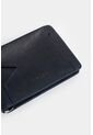 Porta Billetes Lunar De Cuero Para Hombre Cortes Simétricos Porta Billetes Lunar De Cuero Para Hombre Cortes Simétricos Azul Oscuro VÉLEZ de Vélez