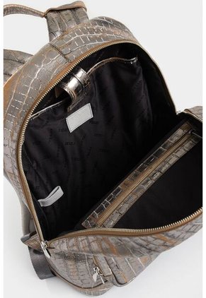 Morral Brumia De Cuero Folia Para Mujer Grabado Croco Morral Brumia De Cuero Folia Para Mujer Grabado Croco Plata Vélez