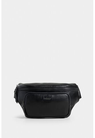 Riñonera Brunei 2 De Cuero Para Hombre Con Acabado Espazolado Riñonera Brunei 2 De Cuero Para Hombre Con Acabado Espazolado Negro VÉLEZ Vélez