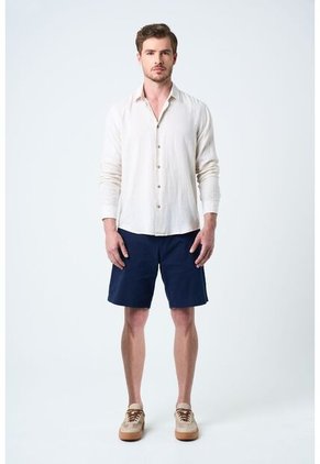 Bermuda Acacia En Drill Para Hombre Silueta Amplia Bermuda Acacia En Drill Para Hombre Silueta Amplia Azul Oscuro 38 VÉLEZ