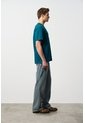 Camiseta En Algodón Para Hombre Bolsillo Cuero Camiseta En Algodón Para Hombre Bolsillo Cuero Azul Aguamarina L VÉLEZ de Vélez
