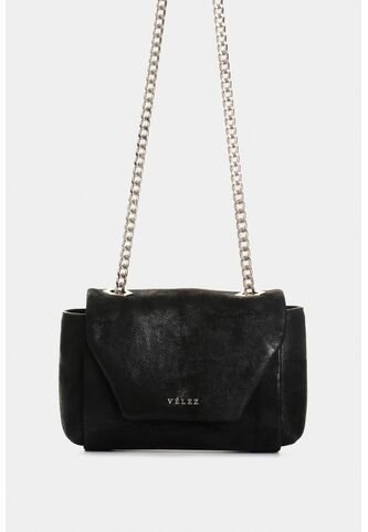 Manos Libres Mini Lili De Cuero Para Mujer Con Cadena Manos Libres Mini Lili De Cuero Para Mujer Con Cadena Negro VÉLEZ Vélez