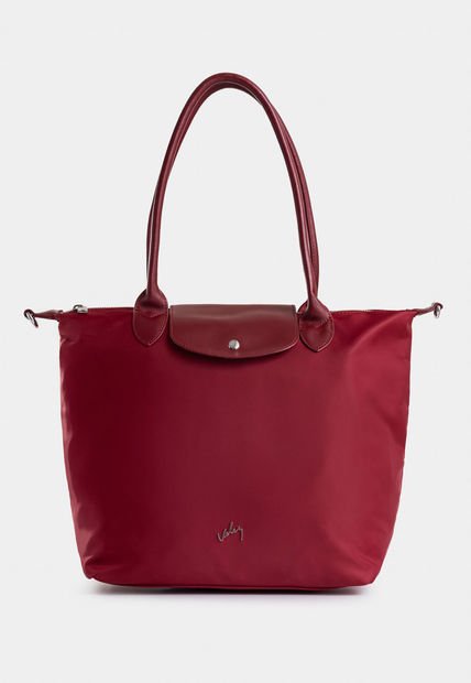 Shopping Ámbar En Lona Para Mujer Detalle Cuero Shopping Ámbar En Lona Para Mujer Detalle Cuero Vinotinto Vélez
