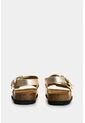 Sandalia Plana De Cuero Folia Para Mujer Cove Sandalia Plana De Cuero Folia Para Mujer Cove Dorado 37 VÉLEZ de Vélez