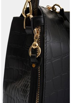 Manos Libres Libertad 2.0 De Cuero Para Mujer Grabado Manos Libres Libertad 2.0 De Cuero Para Mujer Grabado Negro VÉLEZ