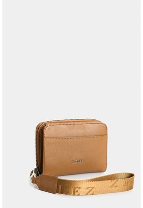 Billetera De Cuero Para Mujer Moon Billetera De Cuero Para Mujer Moon Miel VÉLEZ