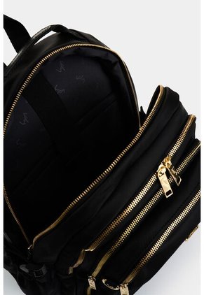 Morral Tamar En Lona Para Mujer Multifuncional Morral Tamar En Lona Para Mujer Multifuncional Negro VÉLEZ