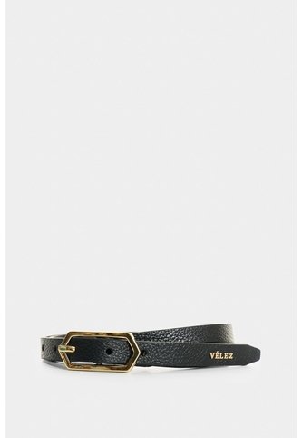 Cinturón Unifaz De Cuero Para Mujer Aura Cinturón Unifaz De Cuero Para Mujer Aura Negro S VÉLEZ Vélez