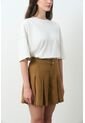 Camiseta Manga Corta Oversized Para Mujer Bruma Camiseta Manga Corta Oversized Para Mujer Bruma Crema M VÉLEZ de Vélez