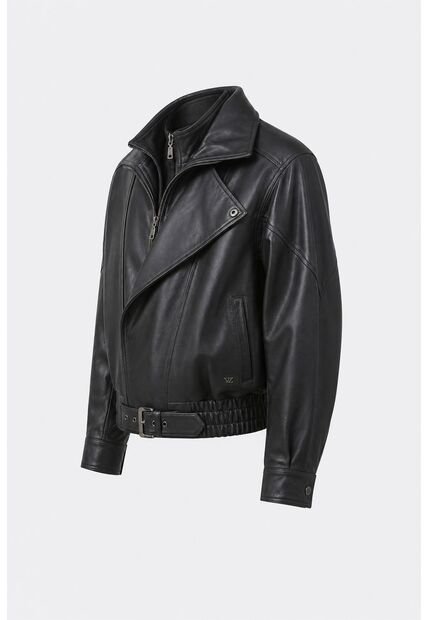 Chaqueta Bomber De Cuero Para Mujer Lumos Chaqueta Bomber De Cuero Para Mujer Lumos Cafe M VÉLEZ