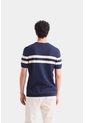 Camiseta Franjas 2 Tejida Para Hombre Manga Corta Camiseta Franjas 2 Tejida Para Hombre Manga Corta Azul Oscuro M VÉLEZ de Vélez