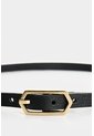Cinturón Unifaz De Cuero Para Mujer Aura Cinturón Unifaz De Cuero Para Mujer Aura Negro S VÉLEZ de Vélez