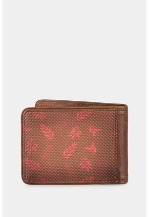 Billetera Jade De Cuero Para Hombre Estampada Y Grabada Billetera Jade De Cuero Para Hombre Estampada Y Grabada Cafe Vélez