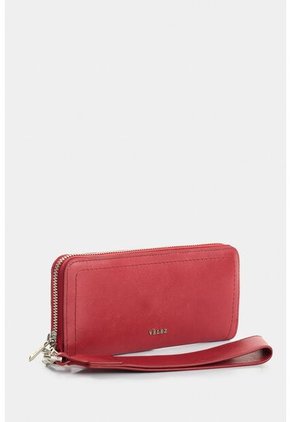 Billetera Porta Chequera De Cuero Para Mujer Arezzo Billetera Porta Chequera De Cuero Para Mujer Arezzo Rojo VÉLEZ