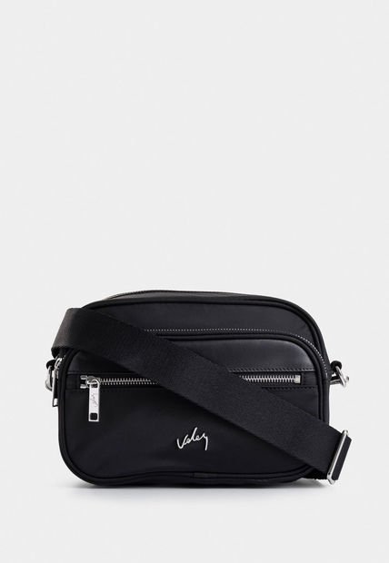 Manos Libres Camelia En Lona Para Mujer Detalle Cuero Manos Libres Camelia En Lona Para Mujer Detalle Cuero Negro Vélez