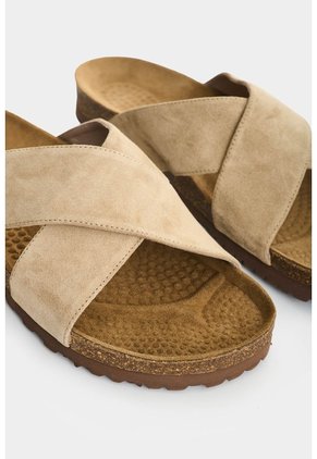 Sandalia De Cuero Carnaza Para Hombre Duna Sandalia De Cuero Carnaza Para Hombre Duna Arena 46 VÉLEZ