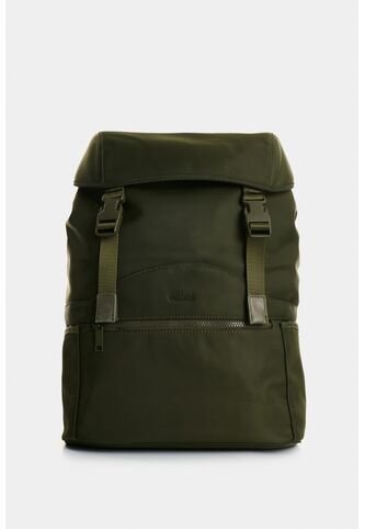 Tula Morral En Lona Y Cuero Para Hombre Tessa Tula Morral En Lona Y Cuero Para Hombre Tessa Verde Oliva VÉLEZ Vélez