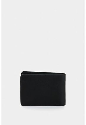 Billetera Alden De Cuero Para Hombre Monogram Billetera Alden De Cuero Para Hombre Monogram Negro VÉLEZ