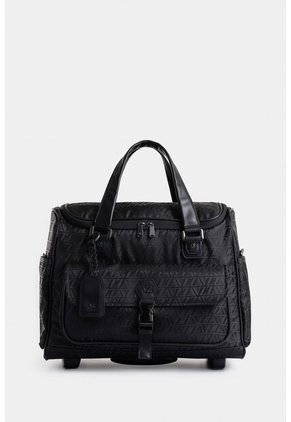 Maleta De Viaje Bloom 2 En Jacquard Para Mujer Sistema Trolley Maleta De Viaje Bloom 2 En Jacquard Para Mujer Sistema Trolley Negro VÉLEZ