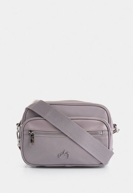 Manos Libres Camelia En Lona Para Mujer Detalle Cuero Manos Libres Camelia En Lona Para Mujer Detalle Cuero Gris Vélez