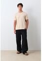 Camiseta Micropima Arizona Para Hombre Semi Ajustada Camiseta Micropima Arizona Para Hombre Semi Ajustada Beige M VÉLEZ de Vélez