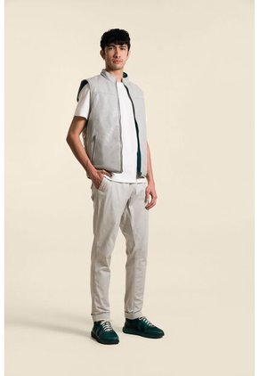 Chaleco Doble Faz Acolchado Para Hombre En Poliéster Y Cuero Chaleco Doble Faz Acolchado Para Hombre En Poliéster Y Cuero Azul Aguamarina XX VÉLEZ