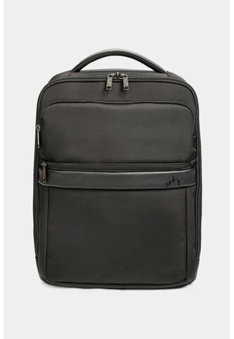 Morral Bolt De Cuero Y Lona Para Hombre Bolsillos Frontales Negro Morral Bolt De Cuero Y Lona Para Hombre Bolsillos Frontales Negro VÉLEZ Vélez