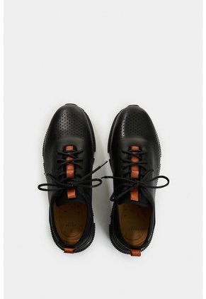 Zapatos De Cordón De Cuero Para Hombre Aria Zapatos De Cordón De Cuero Para Hombre Aria Negro 40 VÉLEZ
