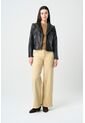 Chaqueta Biker De Cuero Para Mujer Cristales Chaqueta Biker De Cuero Para Mujer Cristales Negro Perlado M VÉLEZ de Vélez