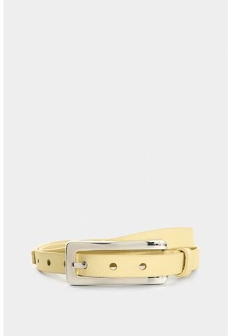 Cinturón Unifaz Orión De Cuero Para Mujer Abombado Cinturón Unifaz Orión De Cuero Para Mujer Abombado Amarillo M VÉLEZ Vélez