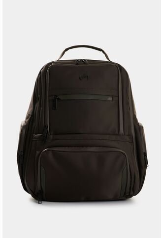 Morral Edén En Lona Y Cuero Para Hombre Multifuncional Morral Edén En Lona Y Cuero Para Hombre Multifuncional Cafe VÉLEZ Vélez
