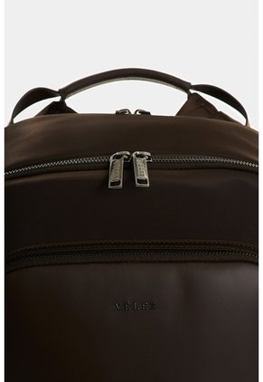 Tula Morral Caval De Lona Y Cuero Para Hombre Confort Tula Morral Caval De Lona Y Cuero Para Hombre Confort Cafe VÉLEZ