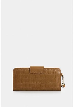 Billetera Porta Chequera De Cuero Para Mujer Extravaganza Billetera Porta Chequera De Cuero Para Mujer Extravaganza Miel VÉLEZ
