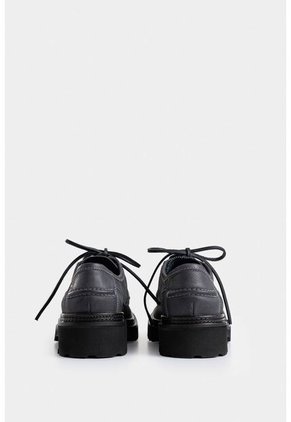 Zapatos De Cordón Castor De Cuero Gamuzado Para Hombre Tractorados Zapatos De Cordón Castor De Cuero Gamuzado Para Hombre Tractorados Gris 44 VÉLEZ