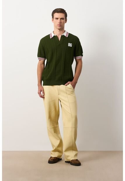 Polo Manga Corta Para Hombre Polo Manga Corta Para Hombre Verde XS VÉLEZ