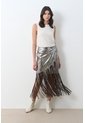 Falda Midi De Cuero Folia Para Mujer Lyra Falda Midi De Cuero Folia Para Mujer Lyra Plata 12 VÉLEZ de Vélez