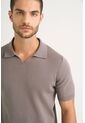 Polo Tejida Para Hombre Cuello En V Polo Tejida Para Hombre Cuello En V Gris XL Vélez de Vélez