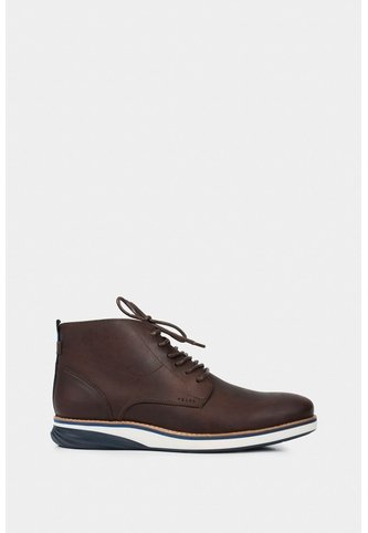 Botas Casual Play De Cuero Para Hombre Efecto Envejecido Cafe Botas Casual Play De Cuero Para Hombre Efecto Envejecido Cafe 40 VÉLEZ Vélez