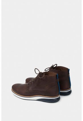 Botas Casual Play De Cuero Para Hombre Efecto Envejecido Cafe Botas Casual Play De Cuero Para Hombre Efecto Envejecido Cafe 40 VÉLEZ