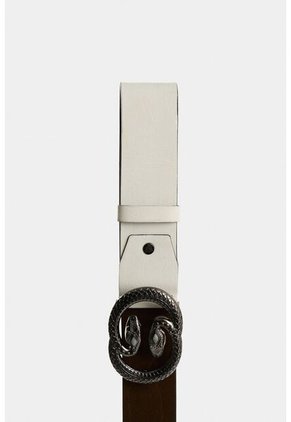 Cinturón Unifaz Terra De Cuero Para Mujer Personalización Cinturón Unifaz Terra De Cuero Para Mujer Personalización Blanco XL VÉLEZ