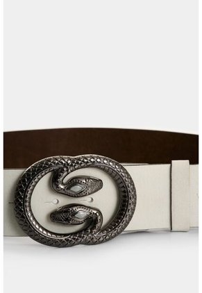 Cinturón Unifaz Terra De Cuero Para Mujer Personalización Cinturón Unifaz Terra De Cuero Para Mujer Personalización Blanco XL VÉLEZ