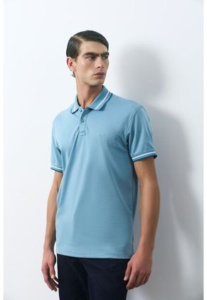 Polo Manga Corta Para Hombre Luzia Polo Manga Corta Para Hombre Luzia Agua Marina S VÉLEZ