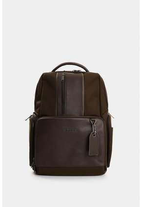 Morral Security De Lona Para Hombre Detalles En Cuero Morral Security De Lona Para Hombre Detalles En Cuero Cafe VÉLEZ