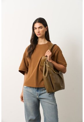 Camiseta Ópalo Para Mujer Manga Ranglan Camiseta Ópalo Para Mujer Manga Ranglan Tabaco S VÉLEZ